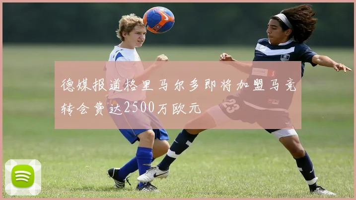 德媒报道格里马尔多即将加盟马竞转会费达2500万欧元